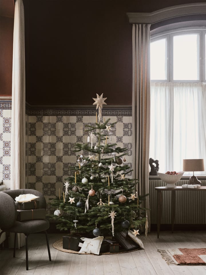 Mushroom ornament juletræspynt, Faded white Ferm Living