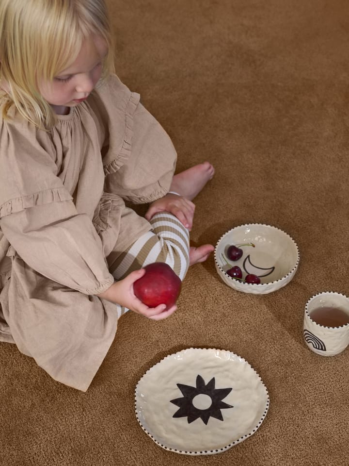Naive børneservice 3 dele, Red brown Ferm Living