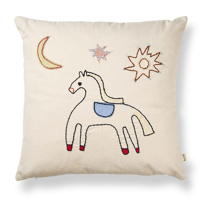 Naive pude 40x40 cm - Horse - Ferm Living