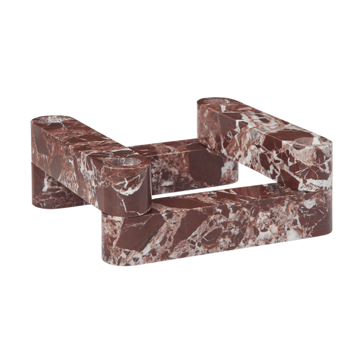 Newel modul lysestage 4 dele - Rosso - Ferm Living