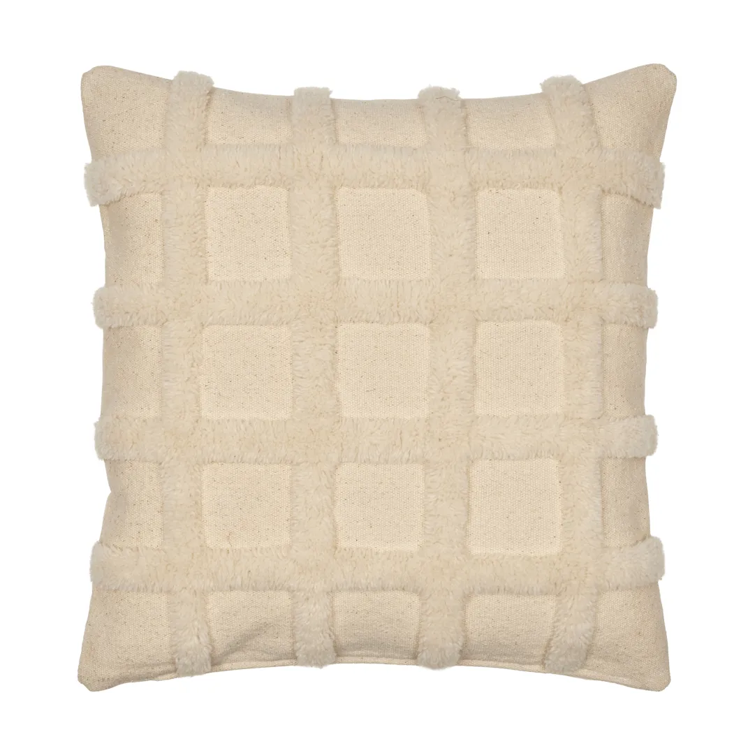Norte grid pude, Off-white, 50x50 cm Ferm Living