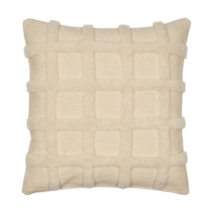 Norte grid pude - Off-white, 50x50 cm - Ferm Living