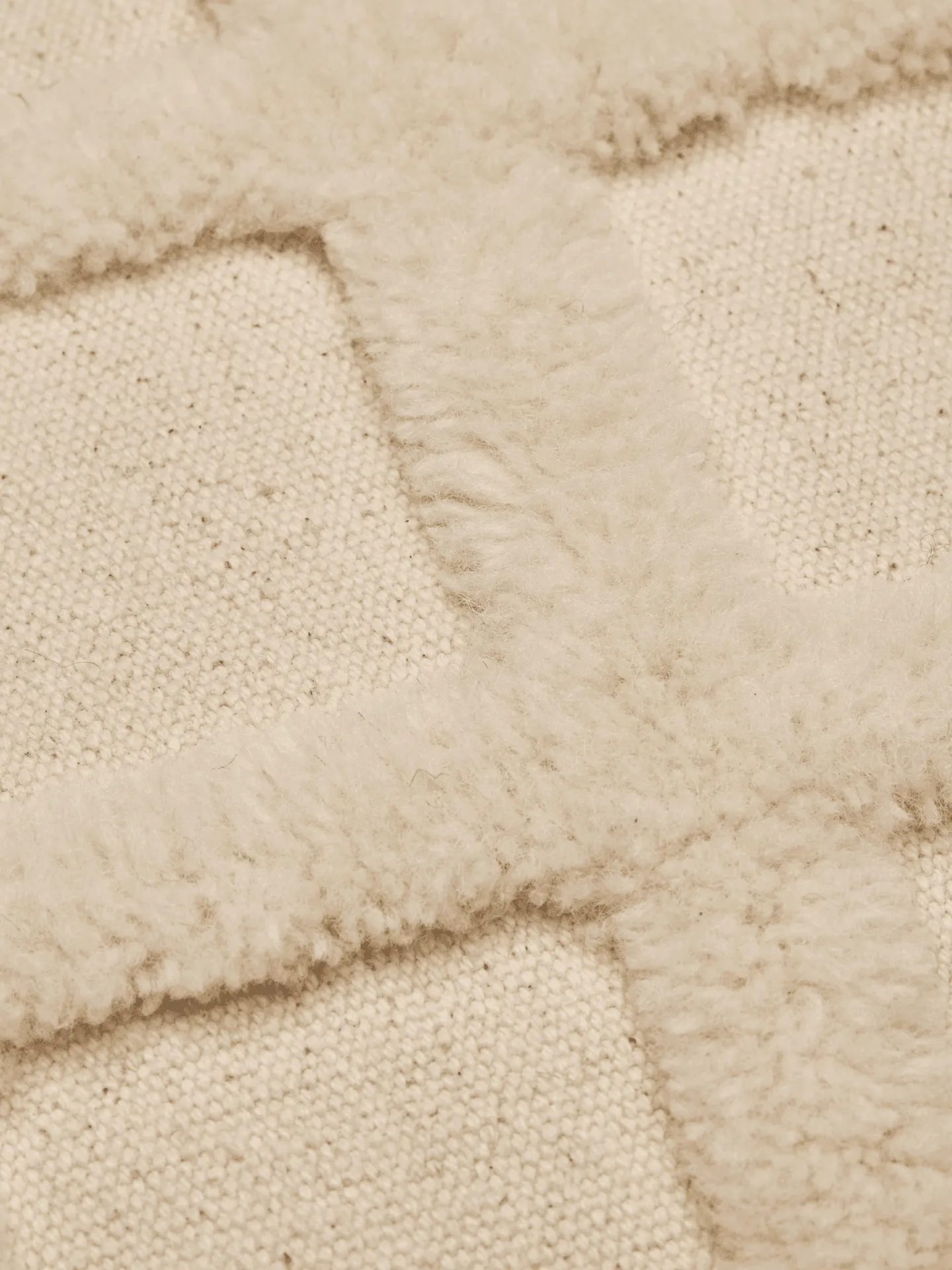 Norte grid pude, Off-white, 50x50 cm Ferm Living