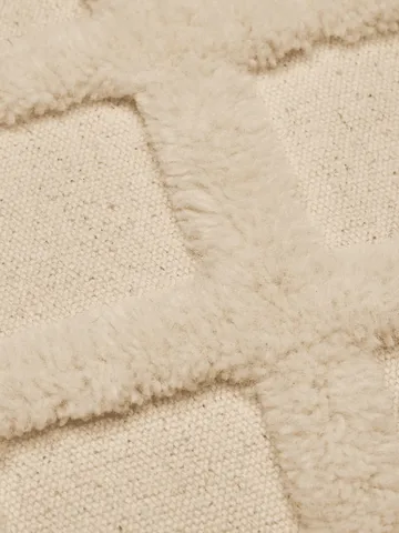 Norte grid pude - Off-white, 50x50 cm - Ferm Living
