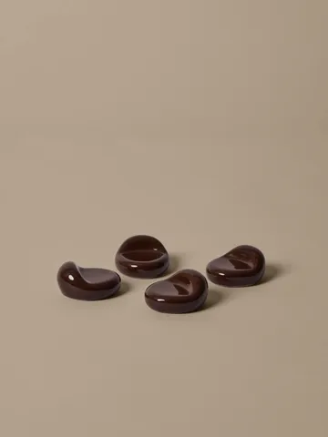 Nube fødder til krukke 4-pak - Carob brown - Ferm Living