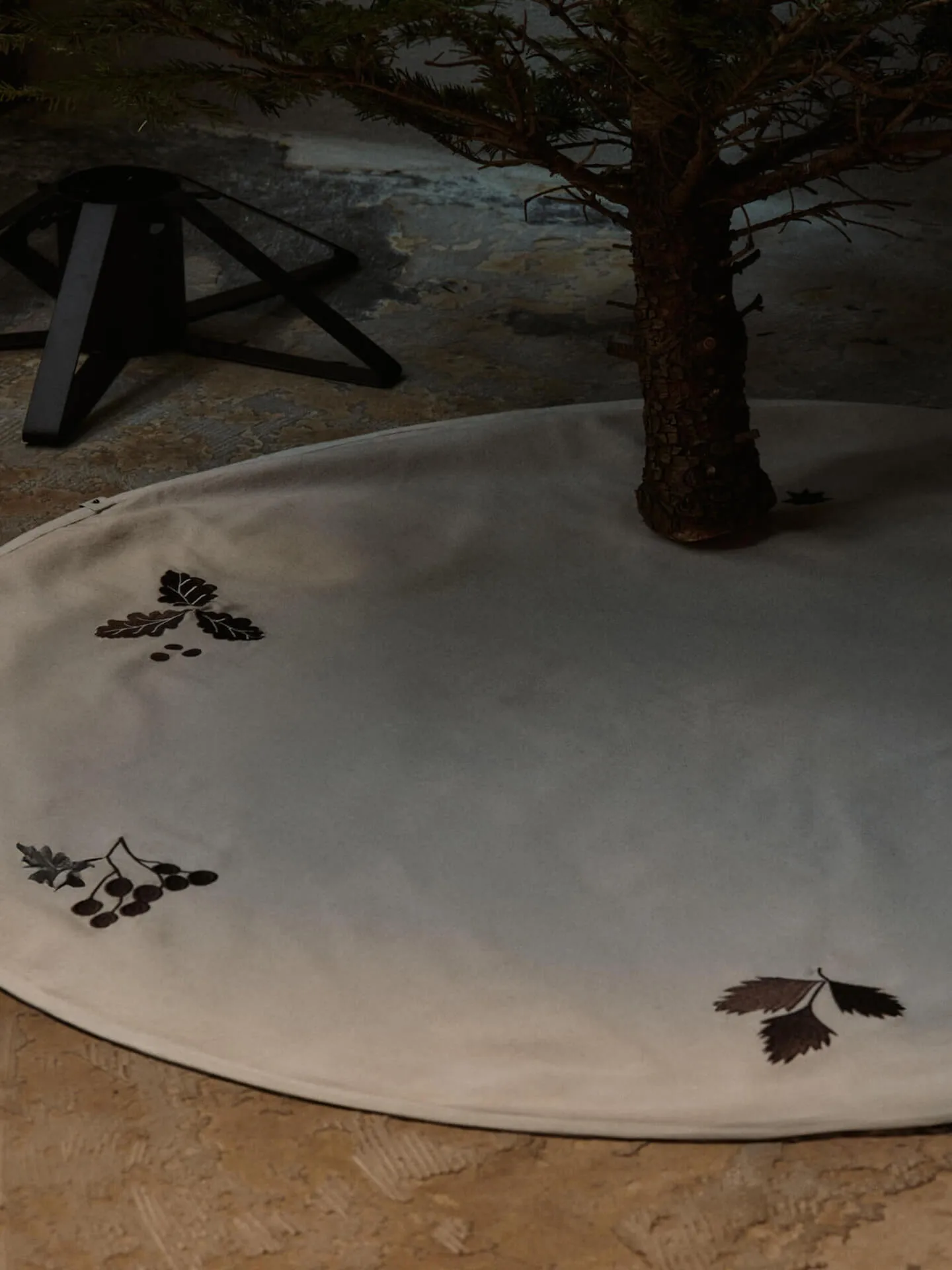 Oak christmas tree juletræstæppe Ø120 cm, Natural Ferm Living