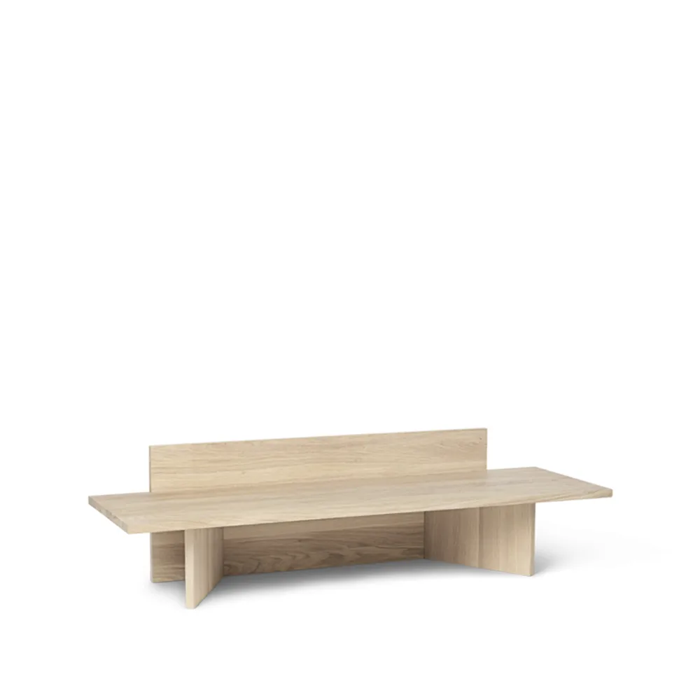 Oblique bænk, natural oak Ferm Living