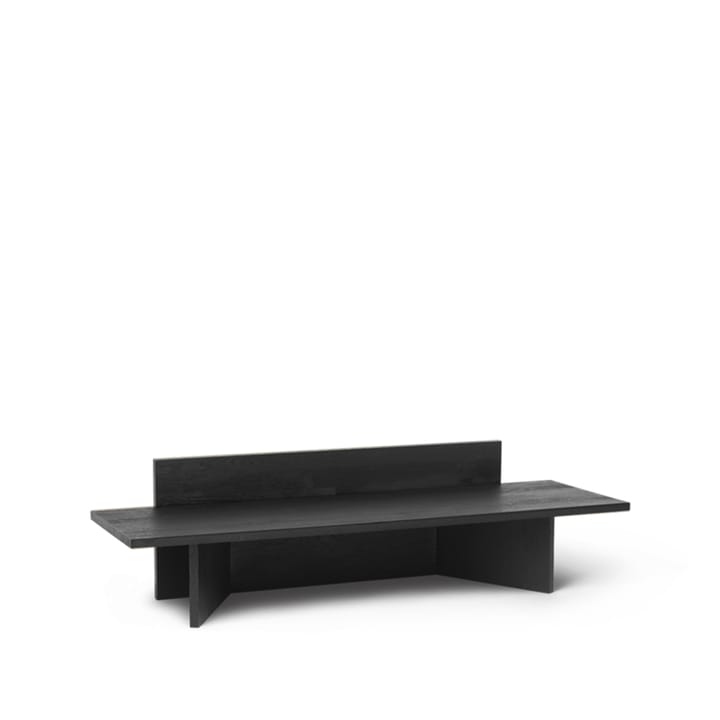 Oblique bænk - oak black oiled - ferm LIVING