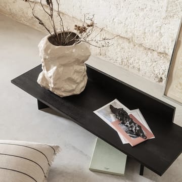 Oblique bænk - oak black oiled - ferm LIVING