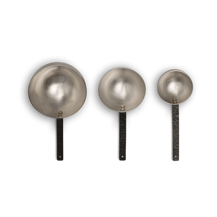 Obra Measuring Spoons målesæt 3 dele - Stainless Steel - Ferm Living