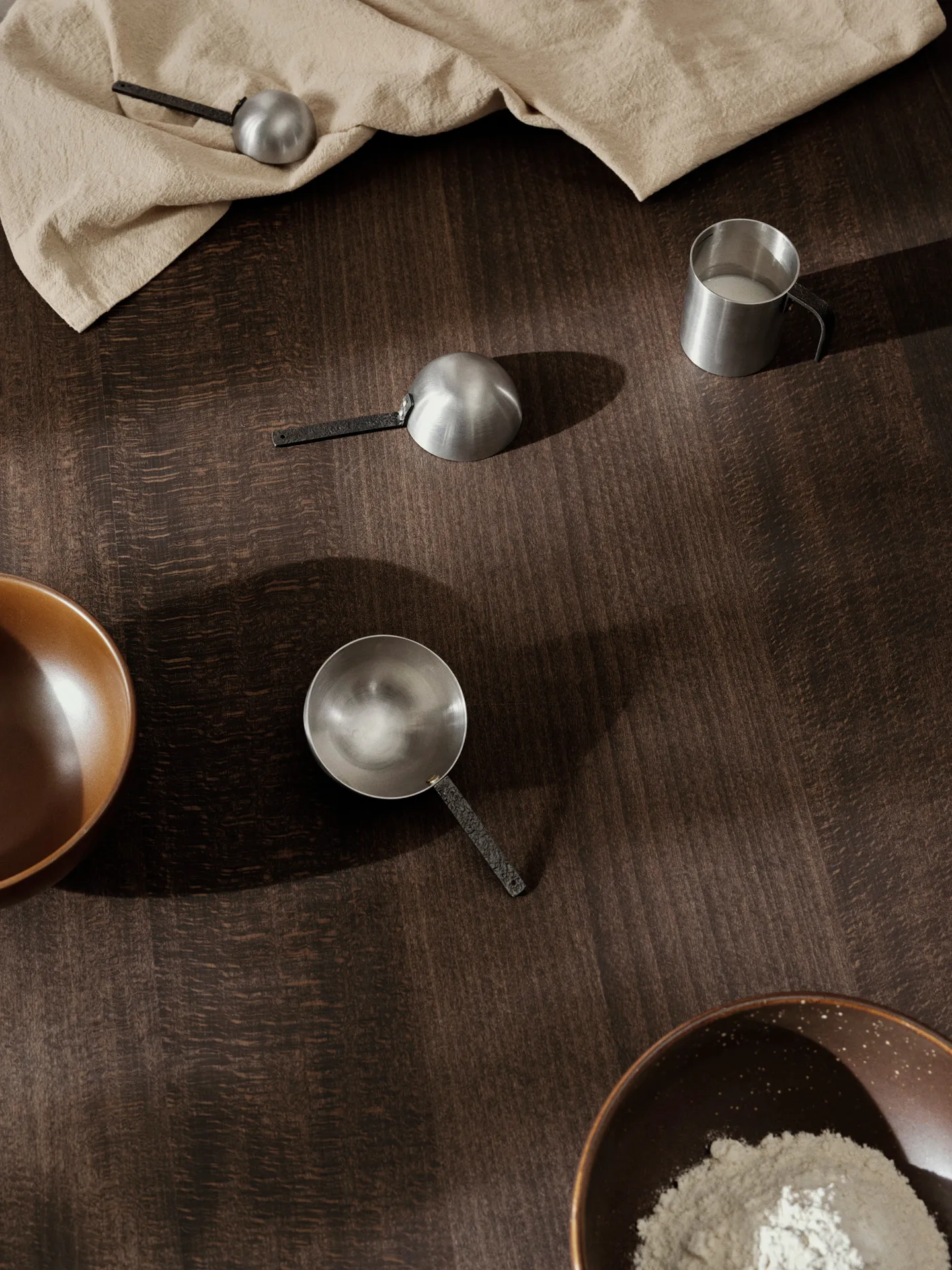 Obra Measuring Spoons målesæt 3 dele, Stainless Steel Ferm Living