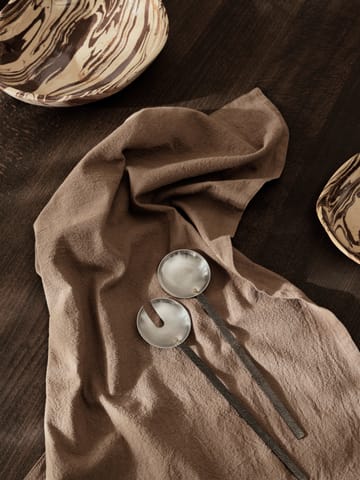 Obra salatbestik 2 dele - Stainless Steel - Ferm Living