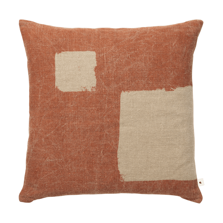Oleo pudebetræk 50x50 cm, Terracotta-Natural Ferm Living