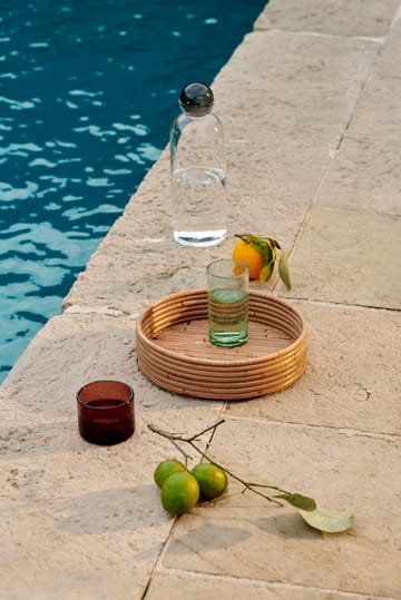 Oli vandglas lavt 11 cl - Amber - Ferm Living