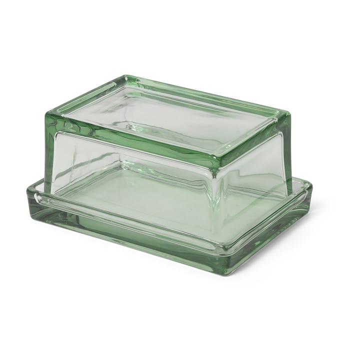 Oliven glasæske/boks 14,5x10,5x7 cm - Recycled clear - ferm LIVING