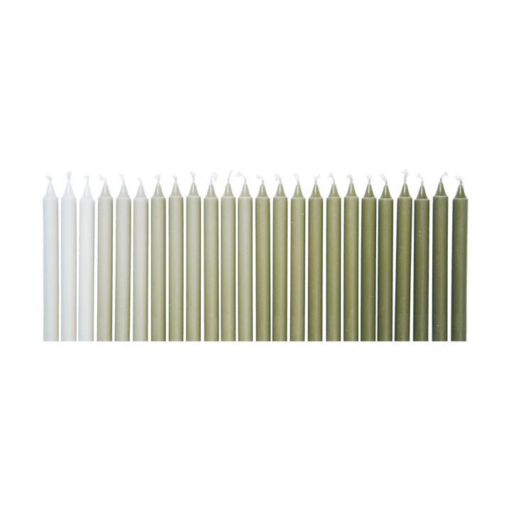 Ombre antiklys 24 stk - Khaki - Ferm Living