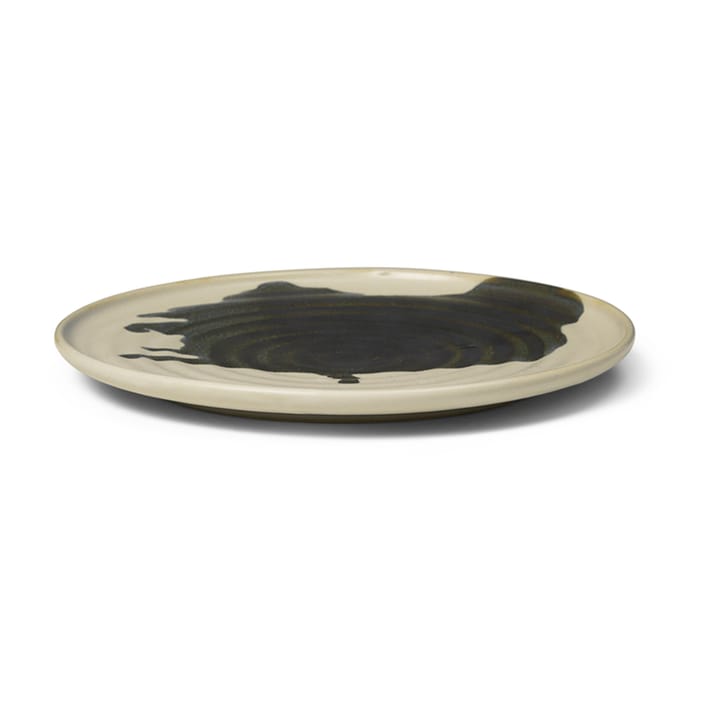 Omhu asiet Ø21 cm - Offwhite/Charcoal - Ferm Living