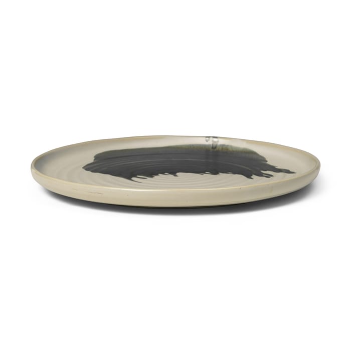 Omhu Centerpiece Serveringsfad Ø36 cm - Offwhite/Charcoal - Ferm Living