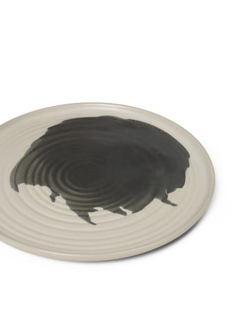 Omhu tallerken Ø26,5 cm - Offwhite/Charcoal - Ferm LIVING