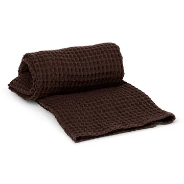 Organic badehåndklæde 70x140 cm - Chocolate - Ferm Living