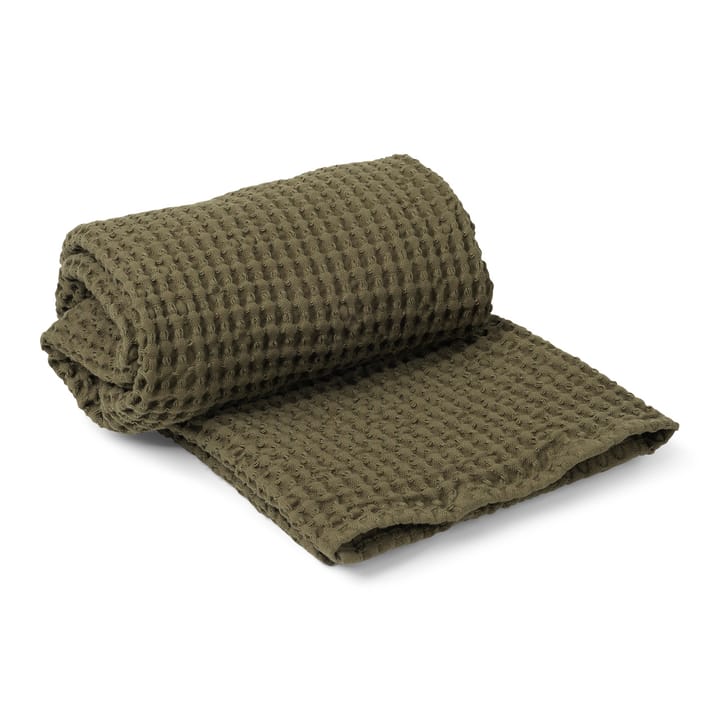 Organic badehåndklæde 70x140 cm - Olive - Ferm Living