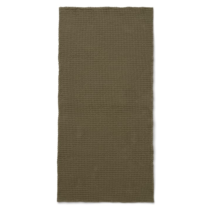 Organic badehåndklæde 70x140 cm - Olive - ferm LIVING