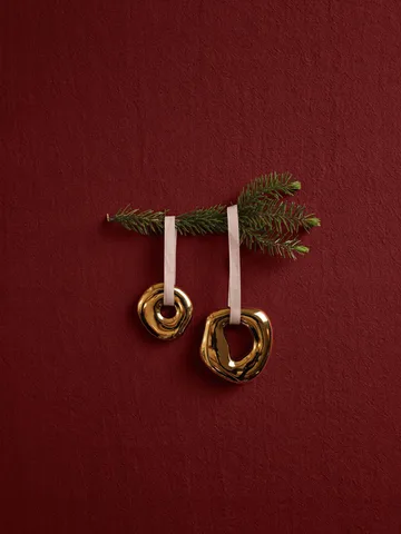 Orrith dekorationsophæng 2 dele - Messingfinish - Ferm Living