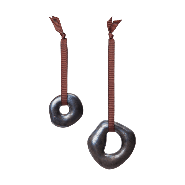 Orrith dekorationsophæng 2 dele - Rustic Bronze - Ferm Living