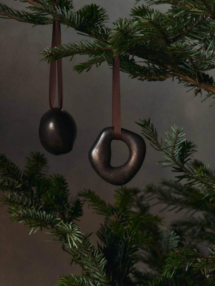 Orrith dekorationsophæng 2 dele, Rustic Bronze Ferm Living