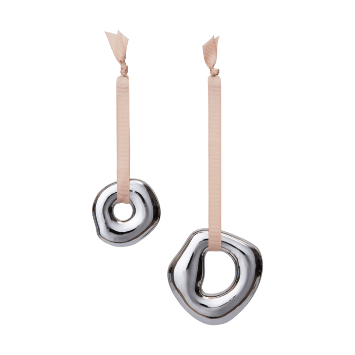 Orrith dekorationsophæng 2 dele - Silver - Ferm Living