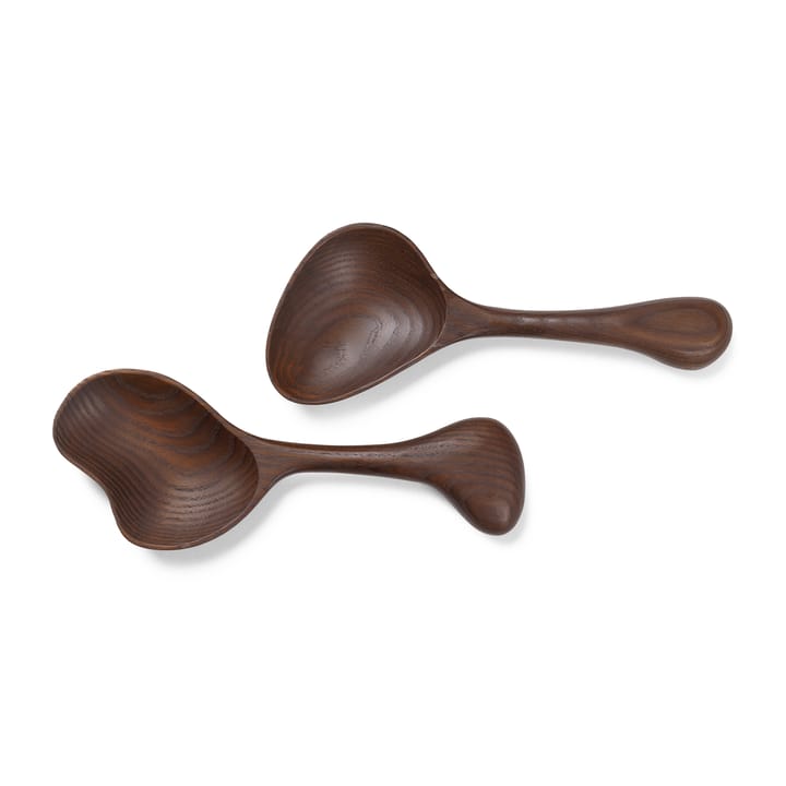 Os salatbestik 2 dele - Dark brown - Ferm Living
