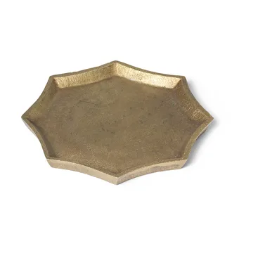 Otte dekorationsbakke 9,5x9,5 cm - Brass finish - Ferm Living