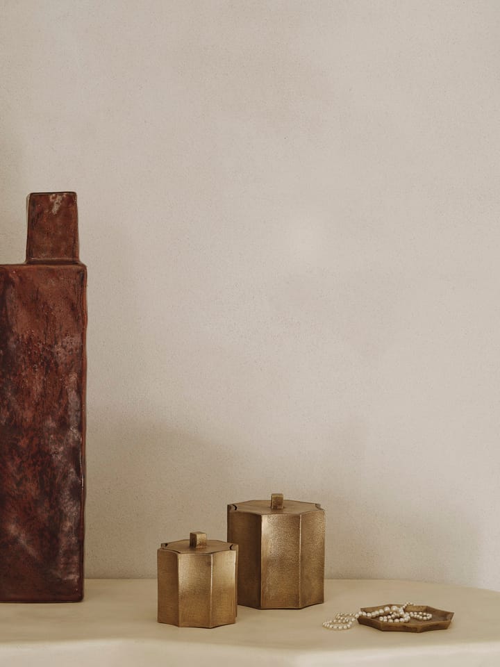 Otte dekorationsbakke 9,5x9,5 cm, Brass finish Ferm Living