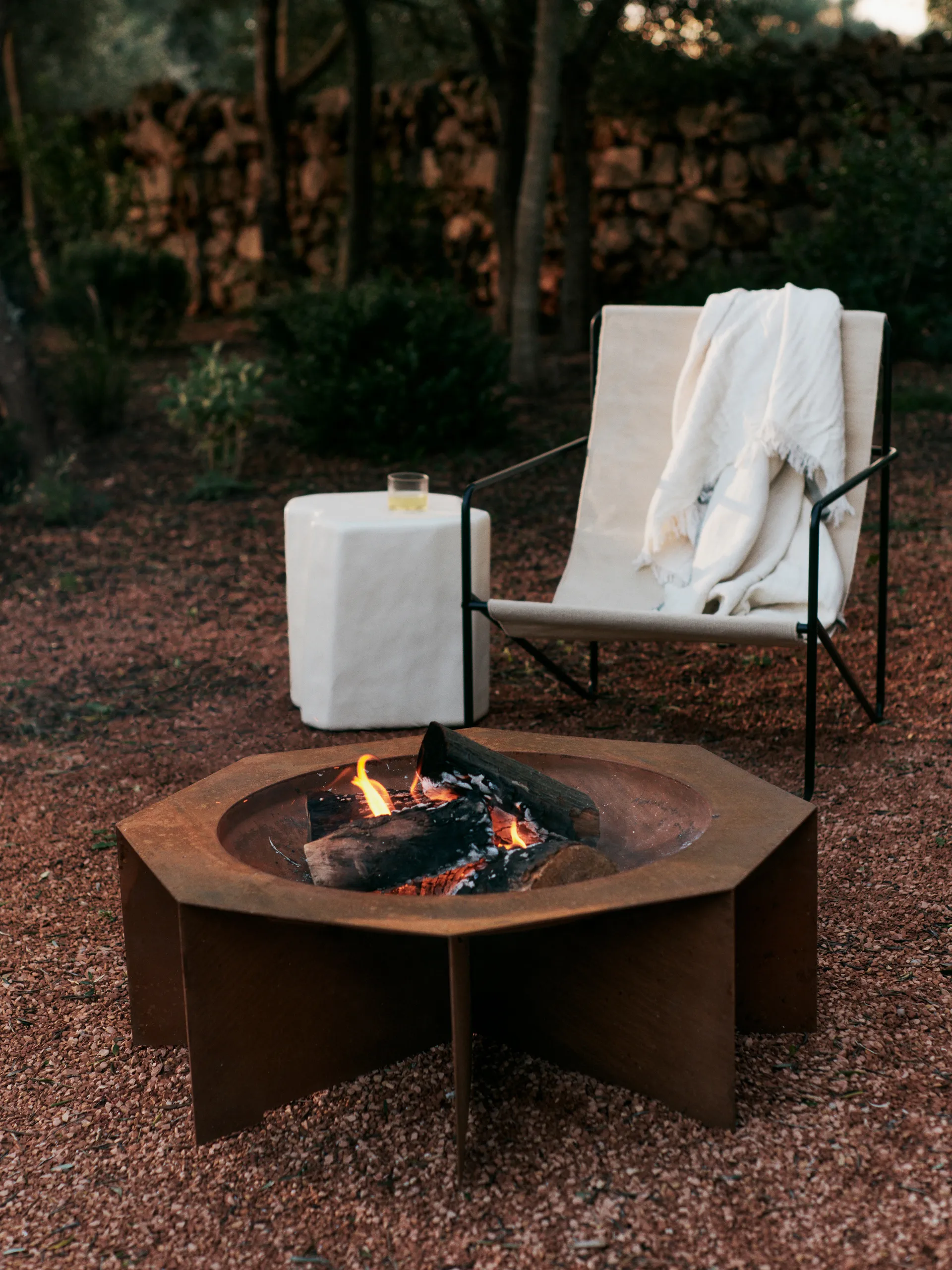 Otto fire pit ildsted, Rust, Ø85,5x29 cm Ferm Living
