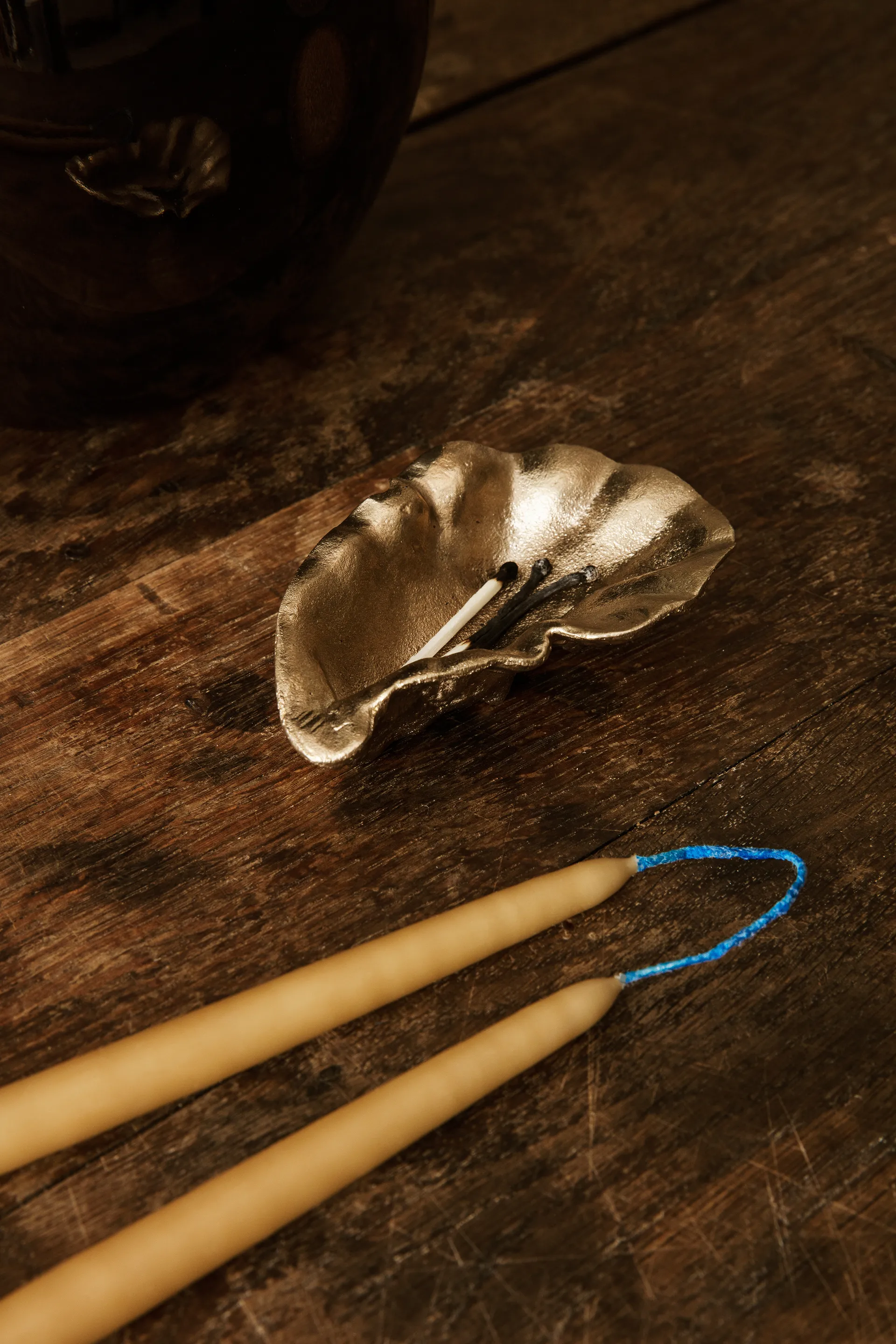 Oyster dekorationsskål 10,5 cm, Messing Ferm Living