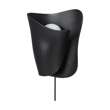Oyster wall sconce væglampe - Black - Ferm Living