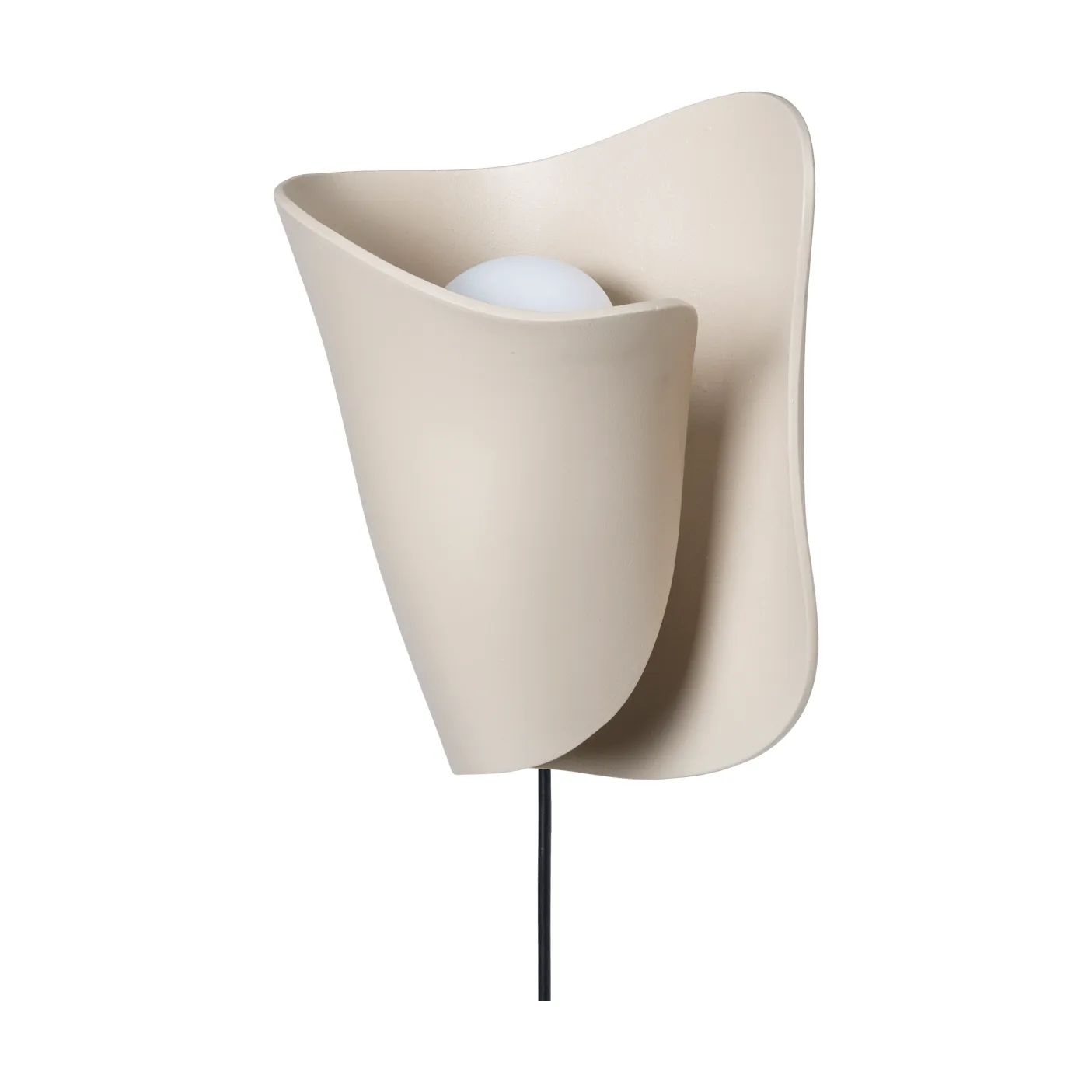 Oyster wall sconce væglampe, Light cashmere Ferm Living