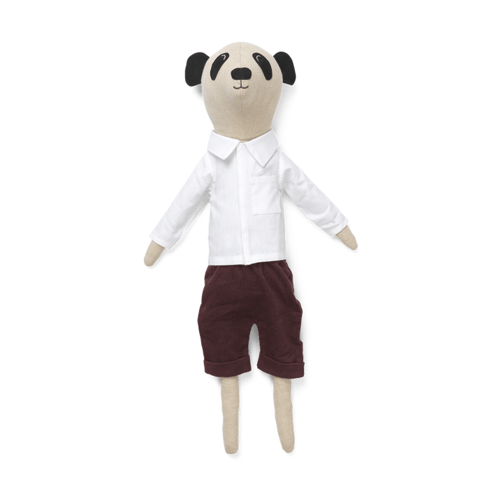 Panda Teddy tøjdyr - Natural - ferm LIVING