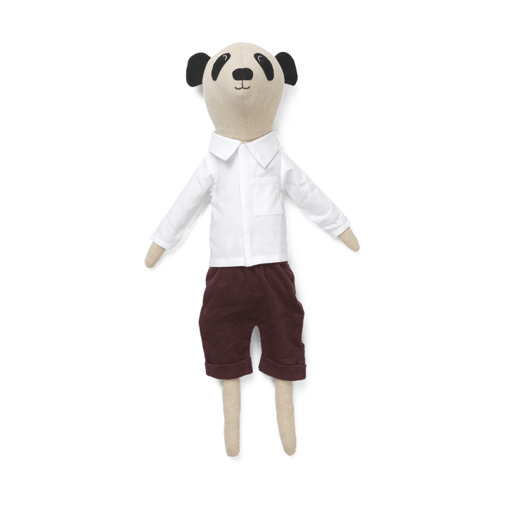 Panda Teddy tøjdyr - Natural - Ferm Living
