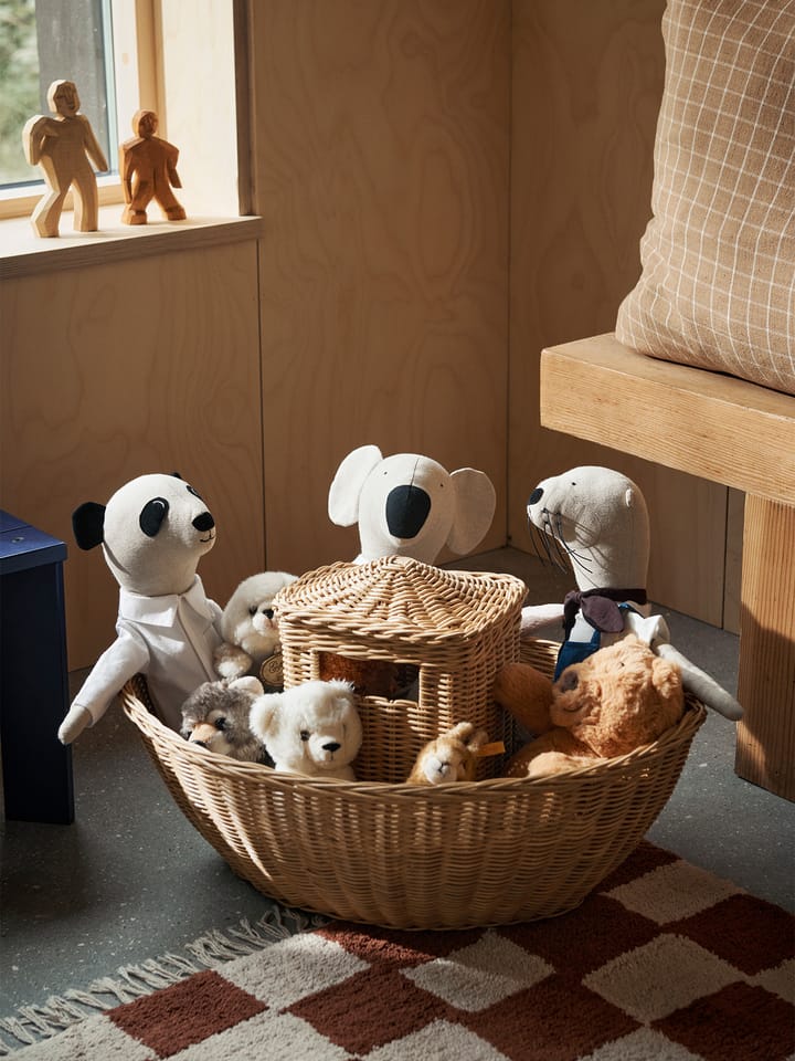 Panda Teddy tøjdyr - Natural - ferm LIVING