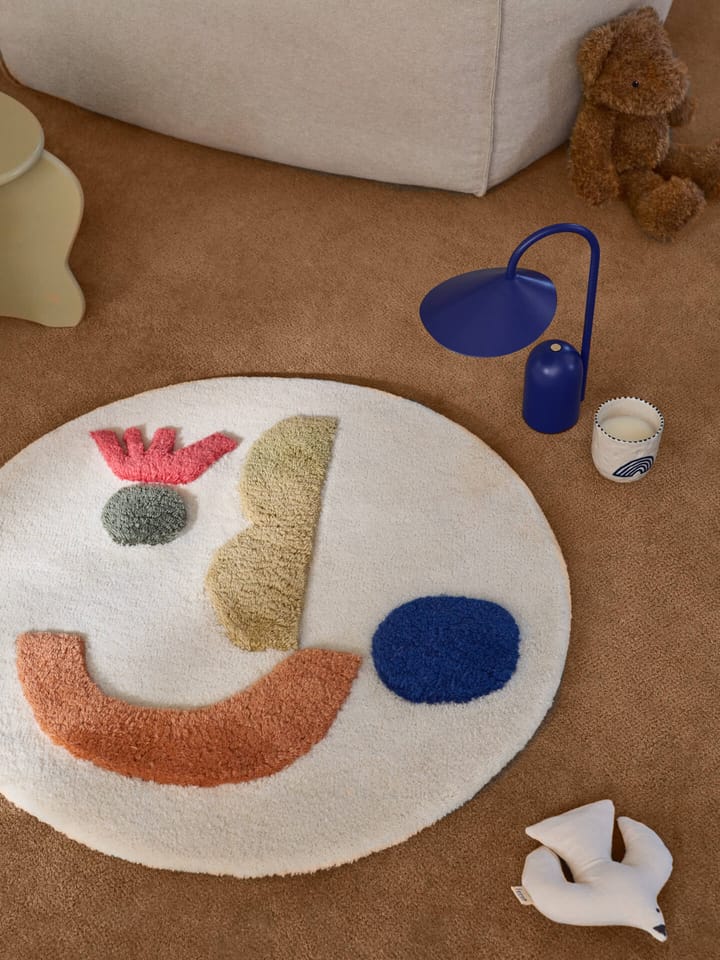 Panto tuftet tæppe, Off white, Ø70 cm Ferm Living