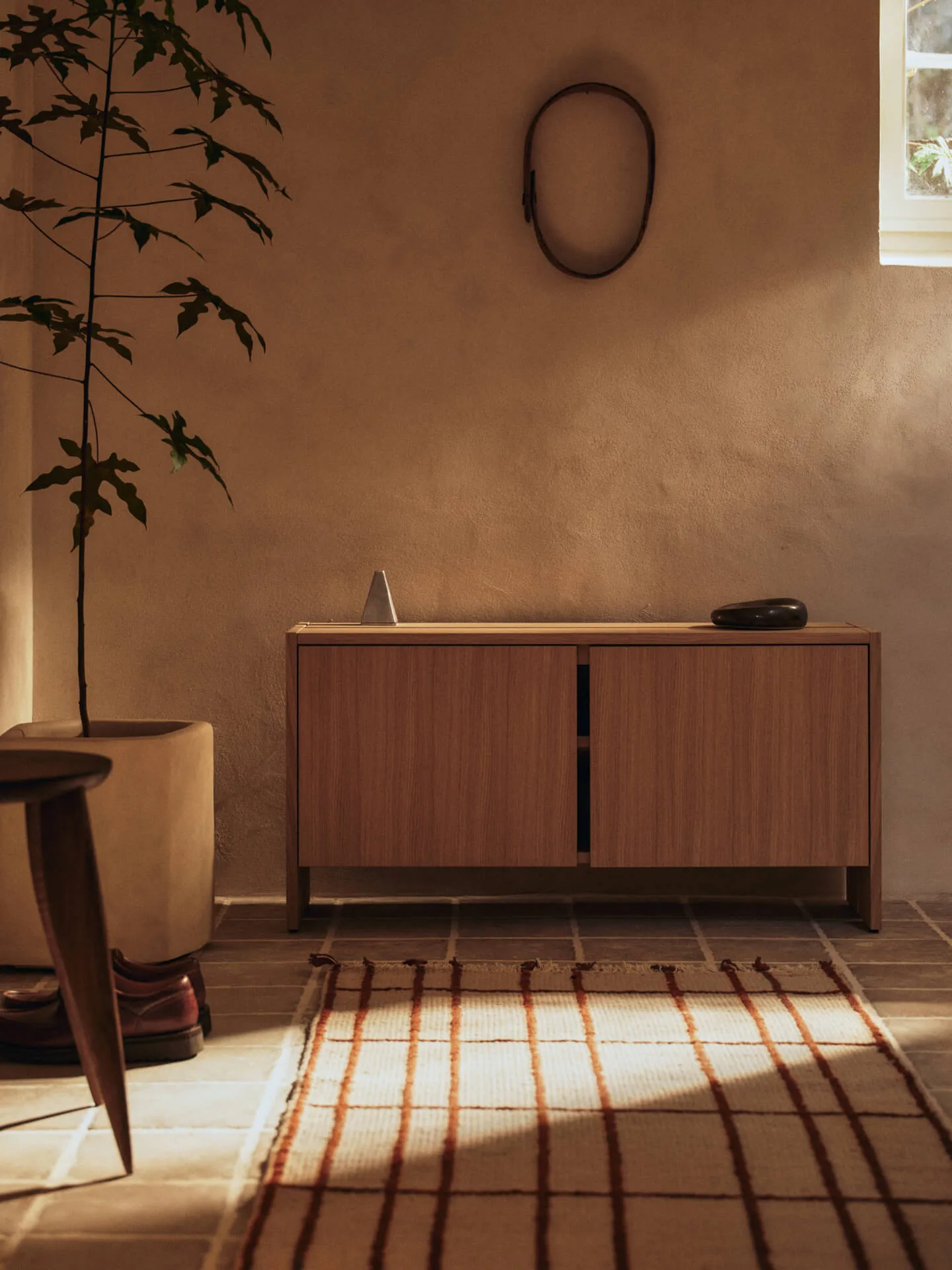 Parcel skænk, Natural oak, 100x30x50 cm Ferm Living