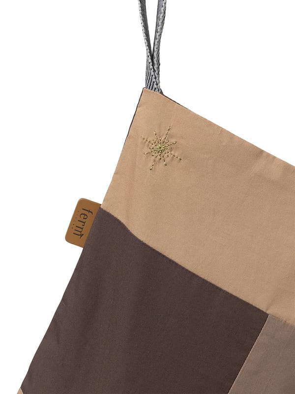 Patchwork julestrømpe - Multi - Ferm LIVING