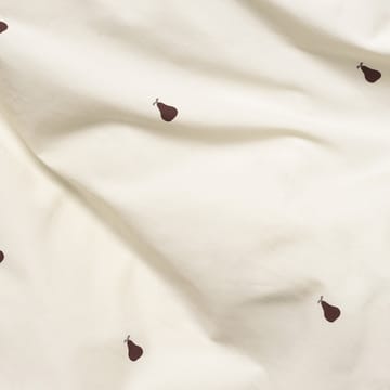 Pear sengetøj 140x200 cm - Off white-cinnamon - Ferm Living