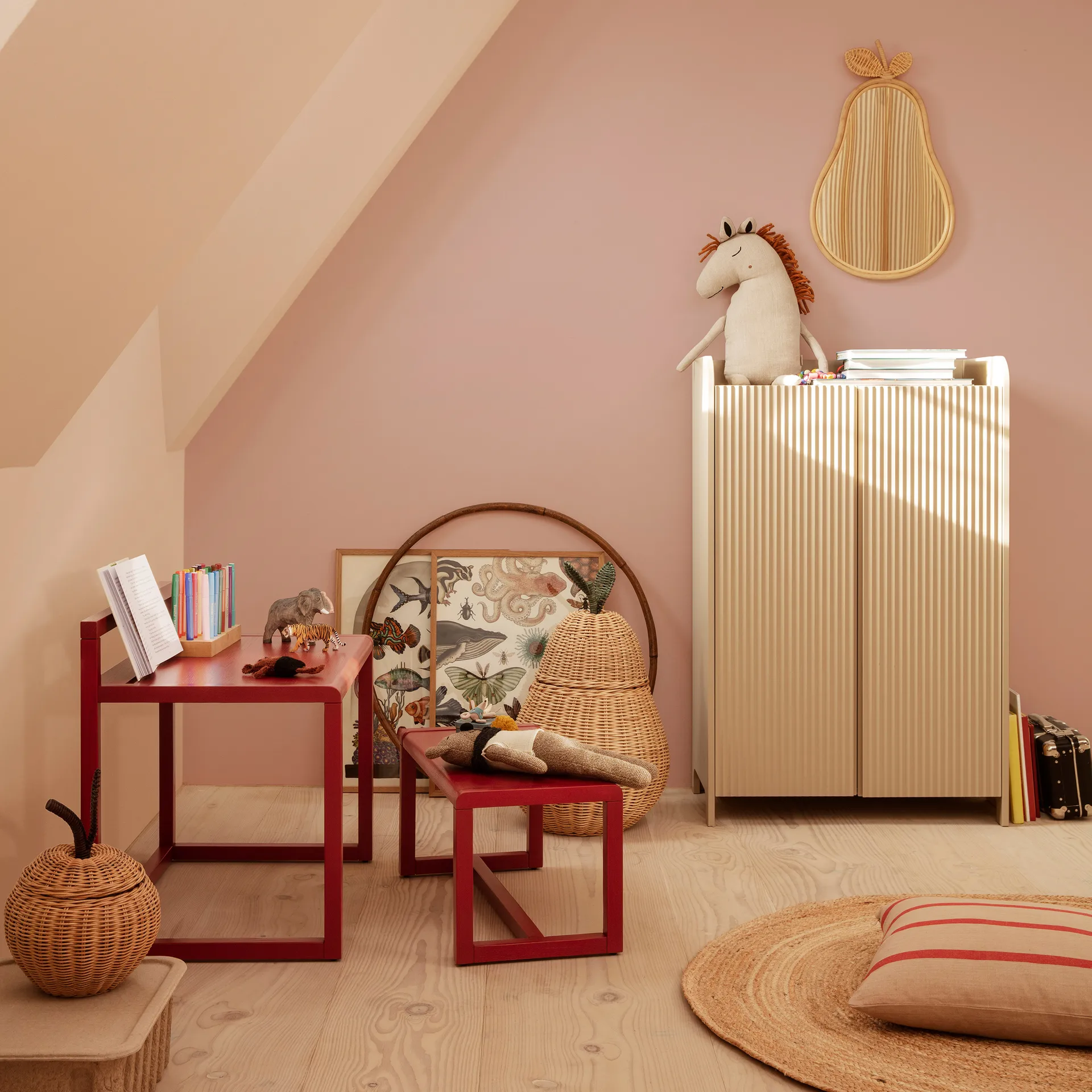 Pear spejl 37x62 cm, Natural Ferm Living