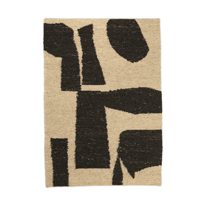 Piece uldtæppe - Offwhite/Coffee, 140x200 cm - Ferm LIVING