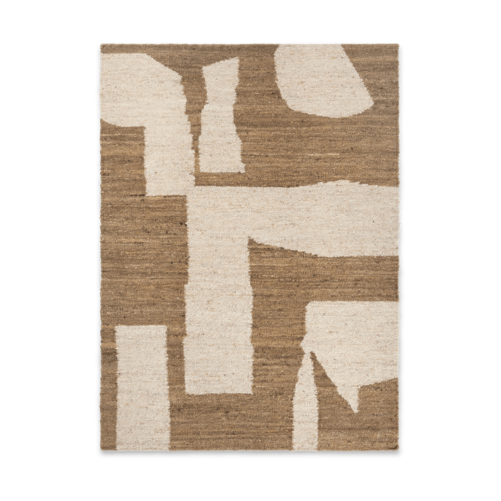 Piece uldtæppe - Offwhite/Toffee, 140x200 cm - Ferm LIVING