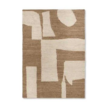 Piece uldtæppe - Offwhite/Toffee, 200x300 cm - Ferm Living