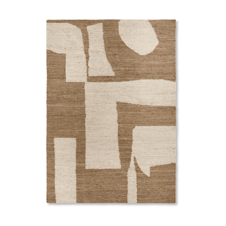 Piece uldtæppe - Offwhite/Toffee, 200x300 cm - Ferm LIVING