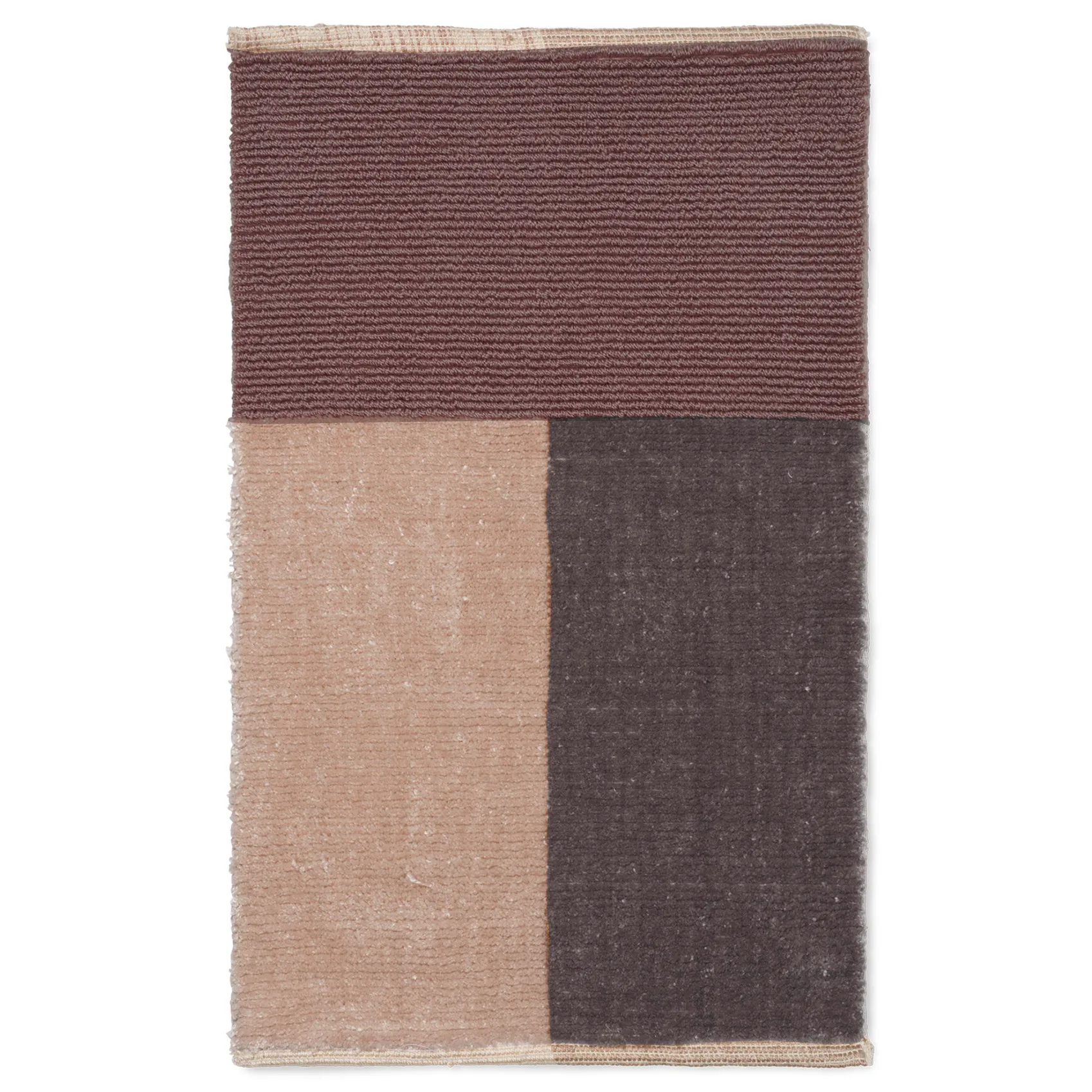Pile bademåtte, Brun Ferm Living